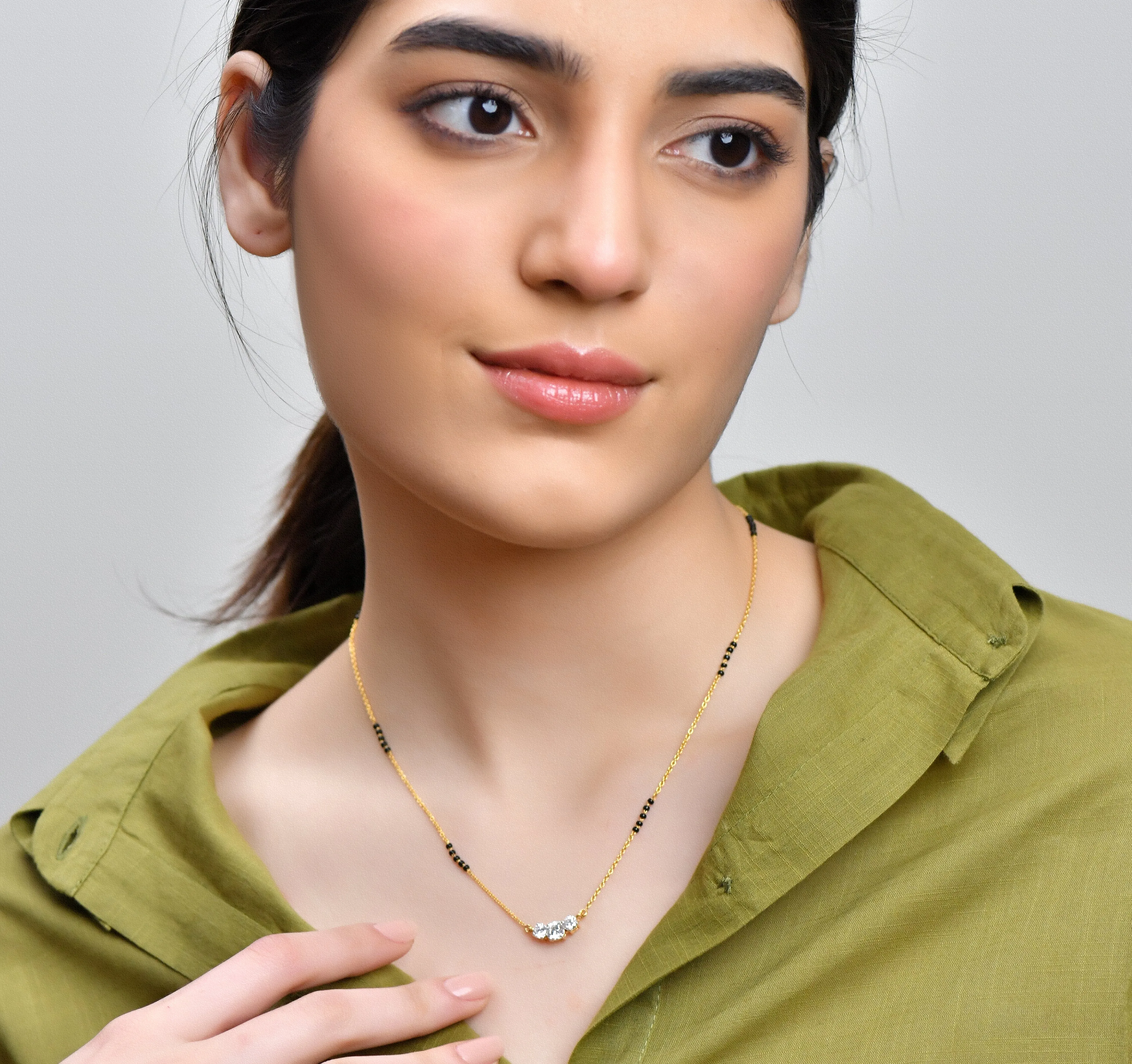 1.01 TW Diamond Mangalsutra