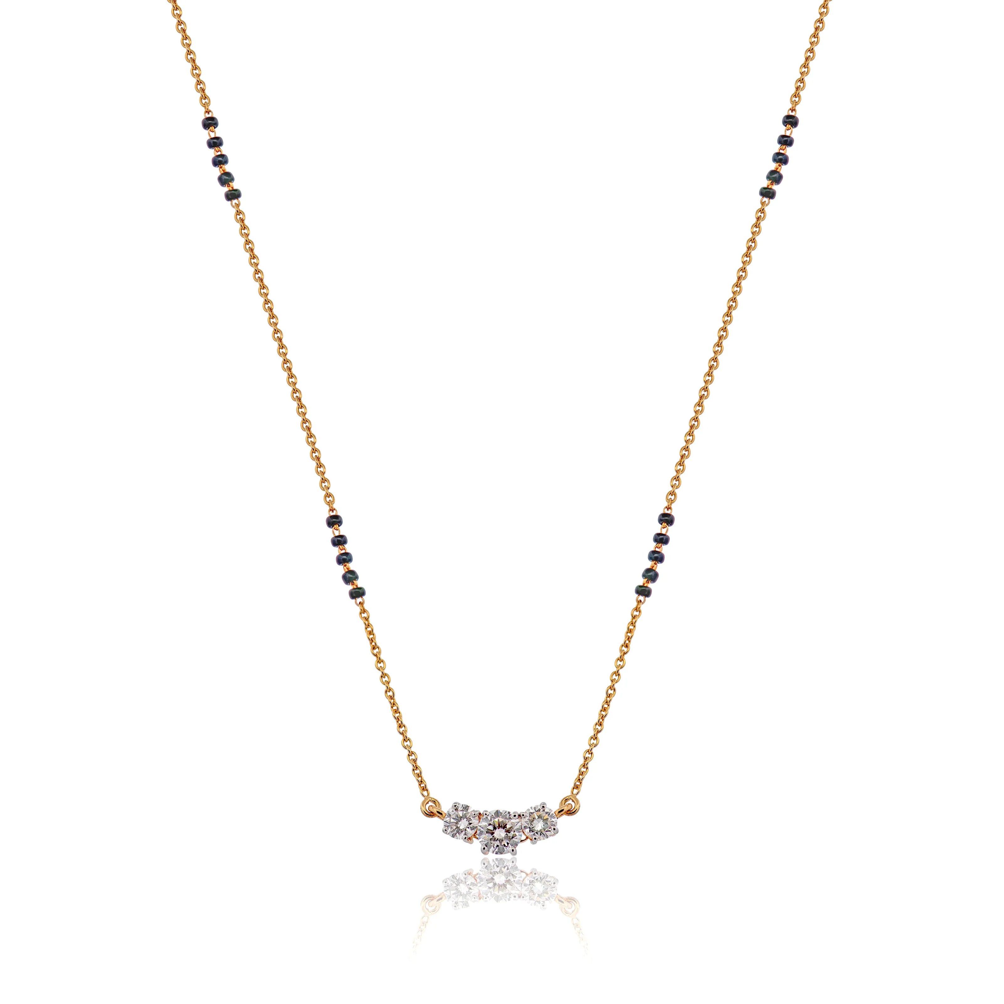 1.01 TW Diamond Mangalsutra