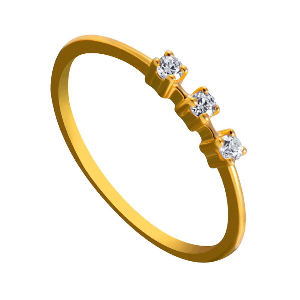 14KT (585) Yellow Gold Ring For Women