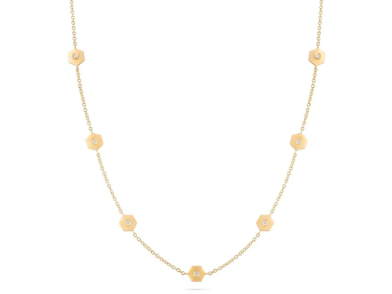 18kt Gold Miseno Baia Sommersa Diamond Necklace.