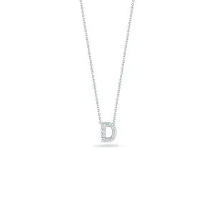 18kt Gold Roberto Coin Love Letter &#34;D&#34; Necklace