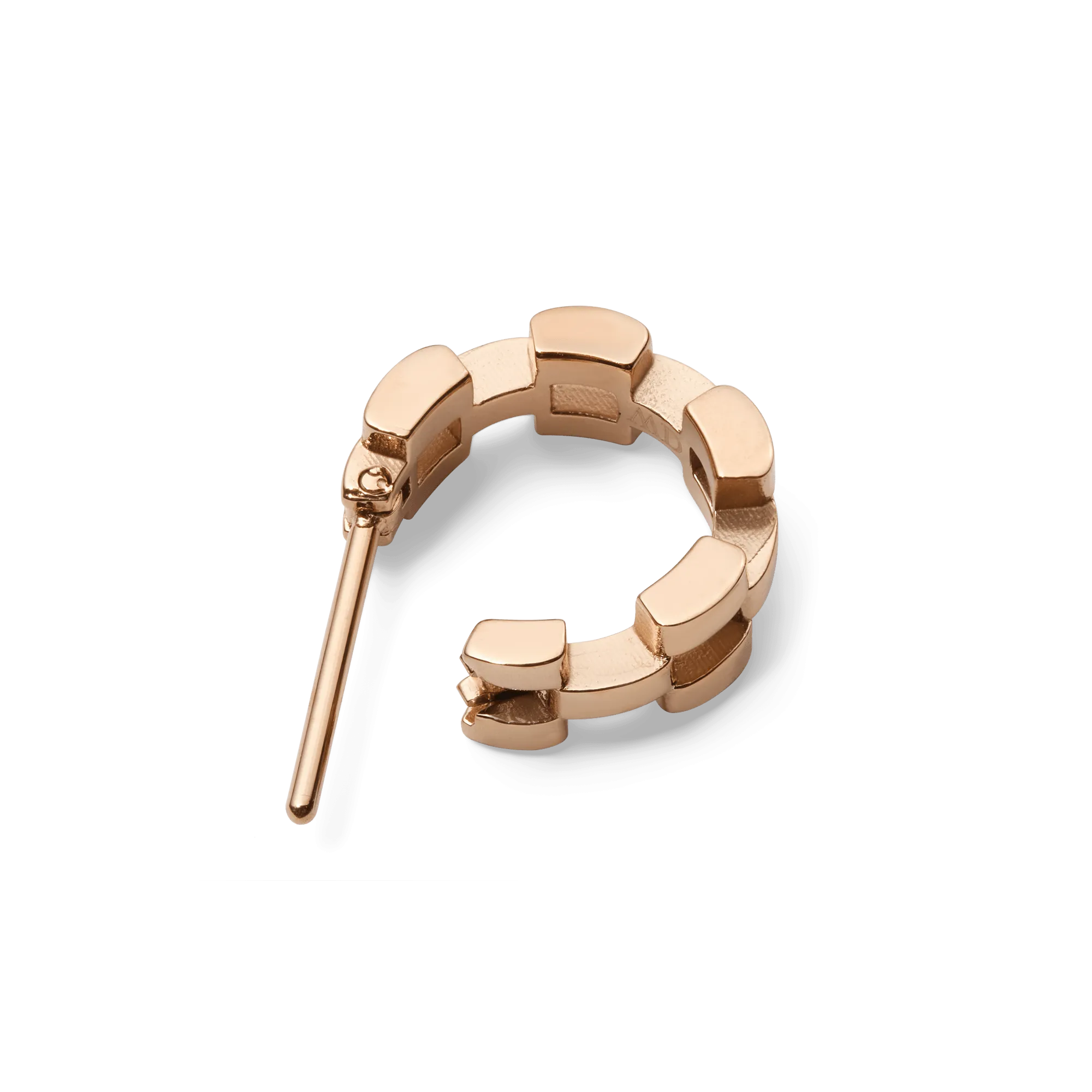 3-Link Earrings Rose Gold