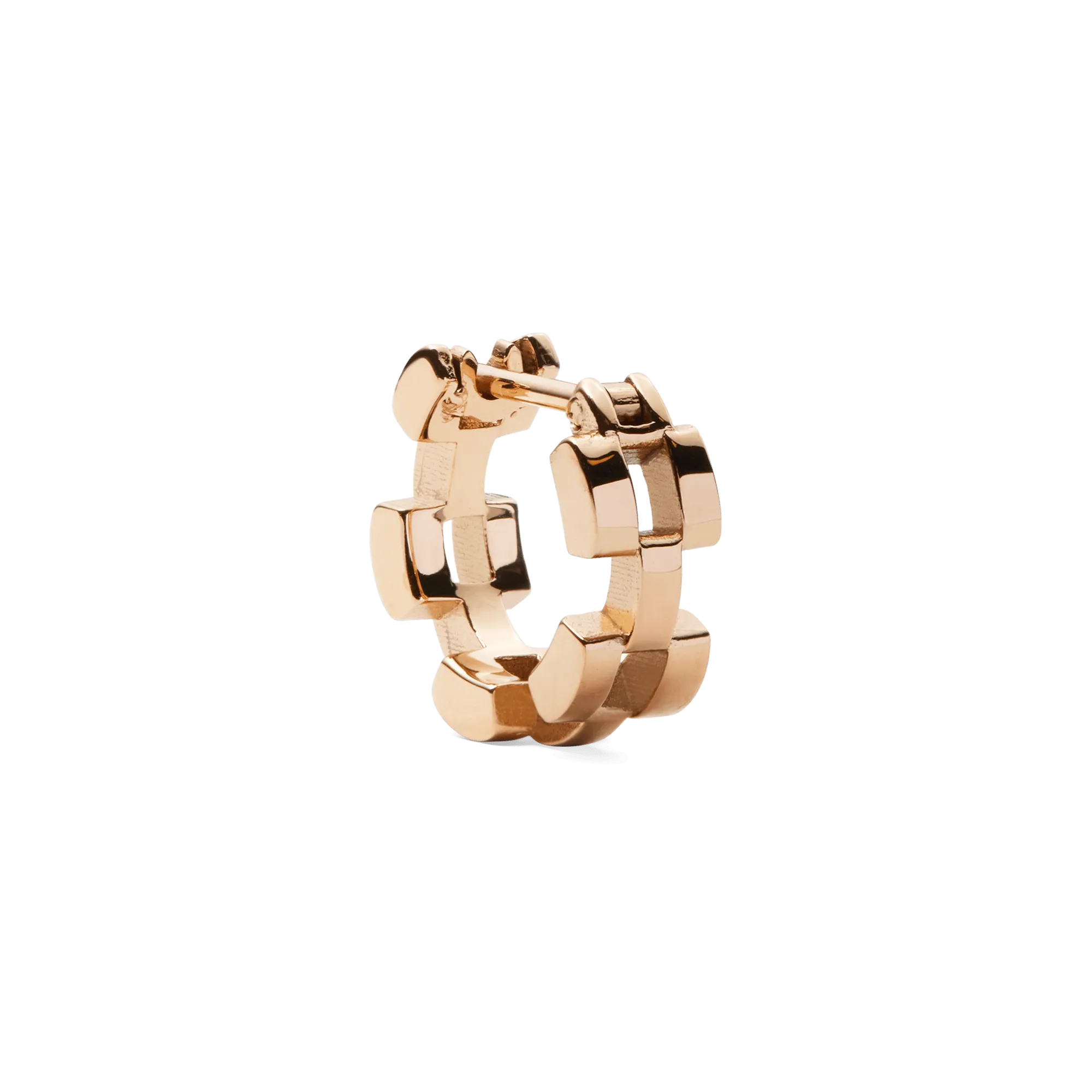 3-Link Earrings Rose Gold