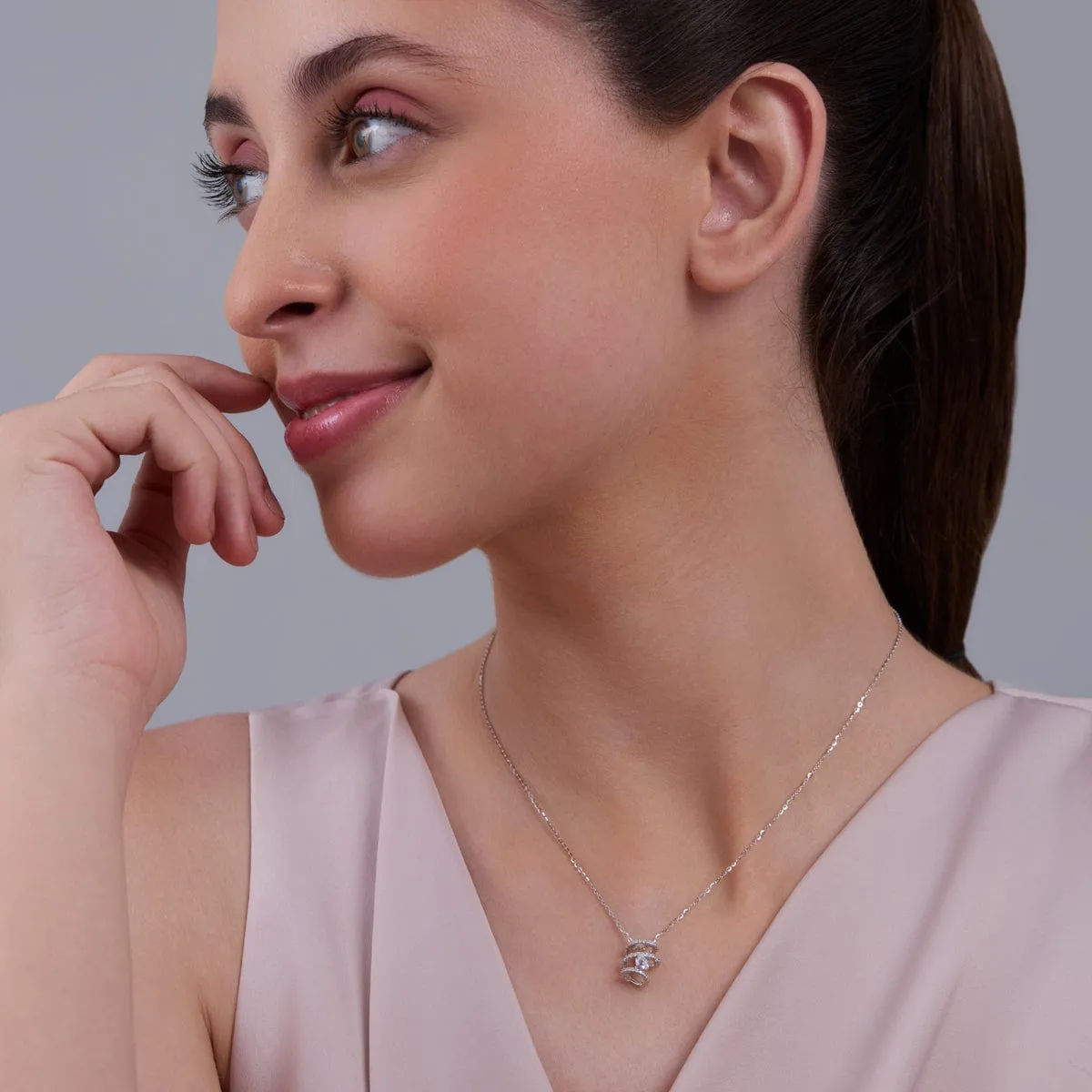 92.5 Silver Necklace 180789
