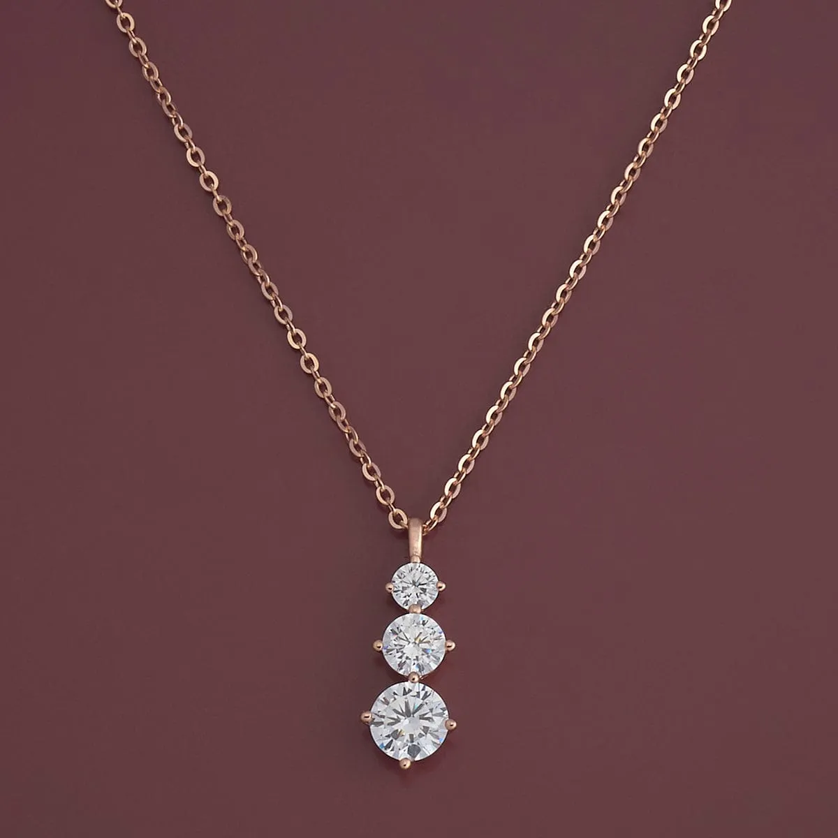 92.5 Silver Pendant with Chain and Earring Set 180978