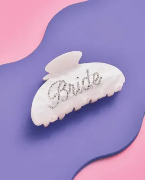 Acrylic Bride Claw Clip