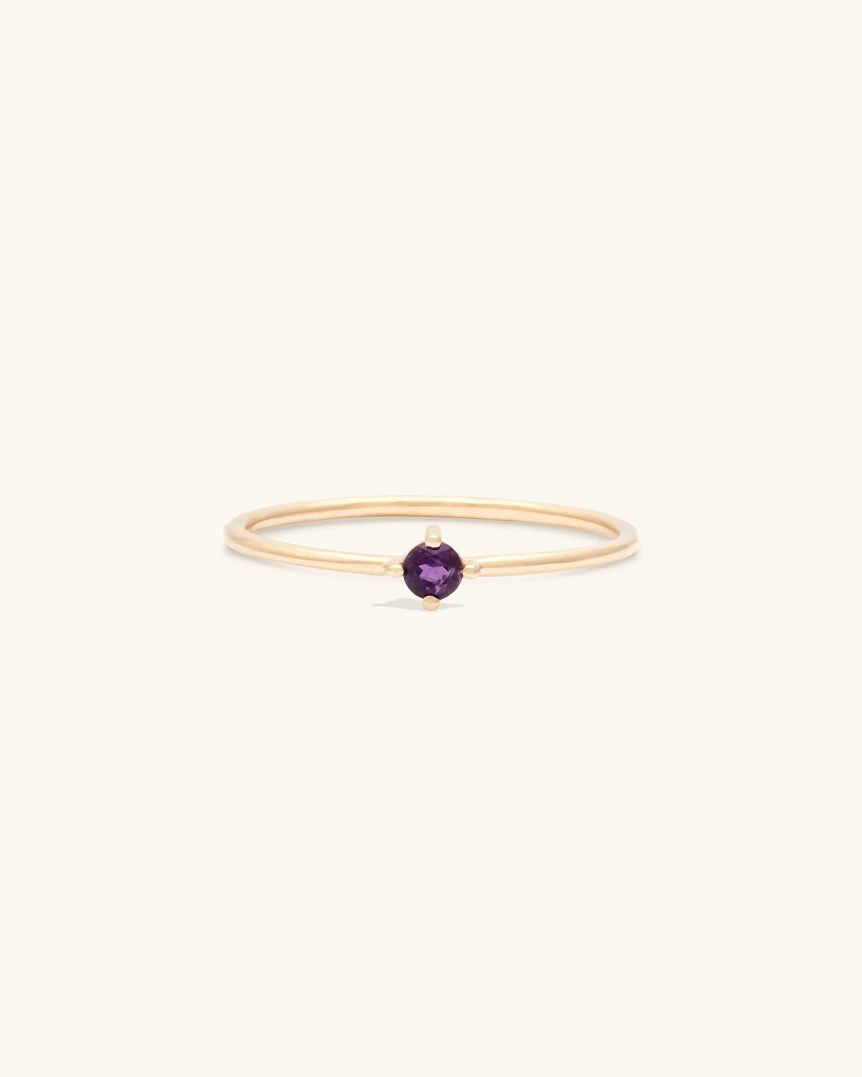 Amethyst Birthstone Ring