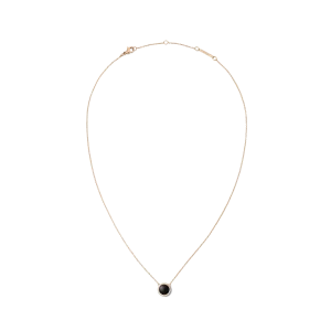 Audrey Necklace Black Agathe Rose Gold