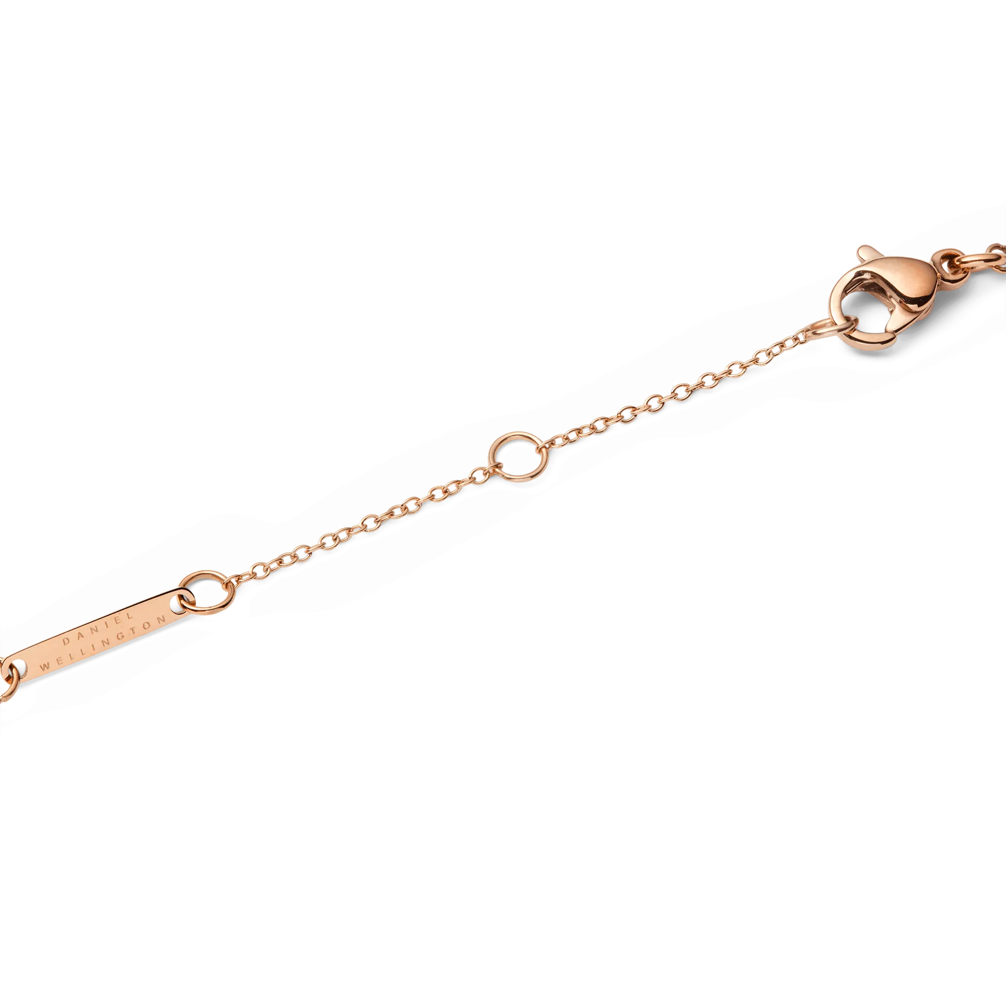 Audrey Necklace Black Agathe Rose Gold