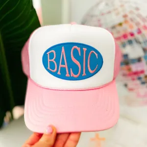 Basic Trucker Hat - Light Pink