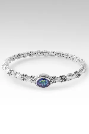 Bloom with Kindness Bangle? in Moonlight? Mystic Quartz