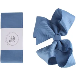 Bow's by St?r Christening Band w. Bow - Dusty Blue