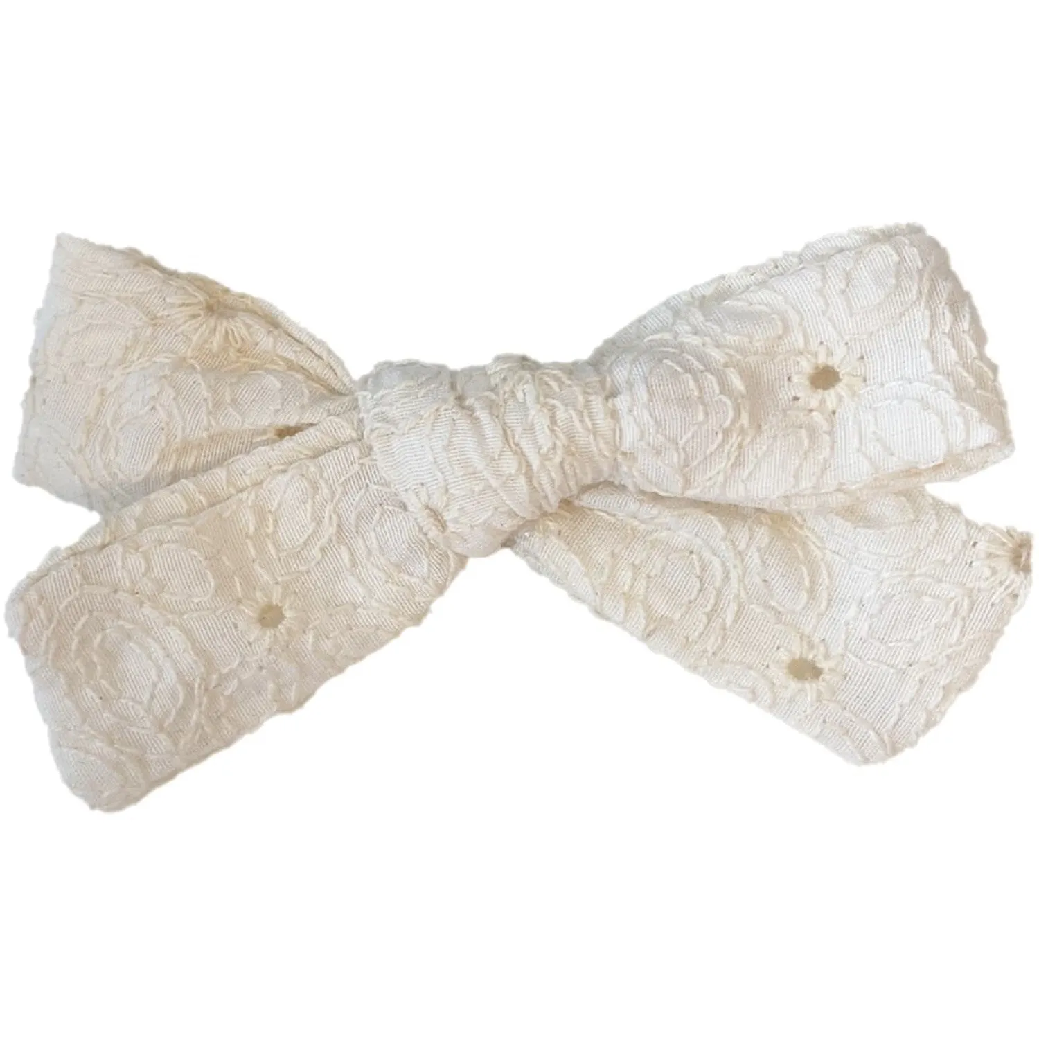 Bow's by St?r Dorthea Bow - White Embroidered