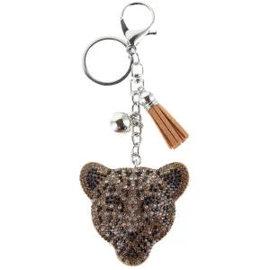 Bow's by St?r Leopard Keychain - Brown