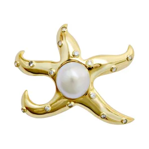 Brooch - South Sea Pearl and Diamond