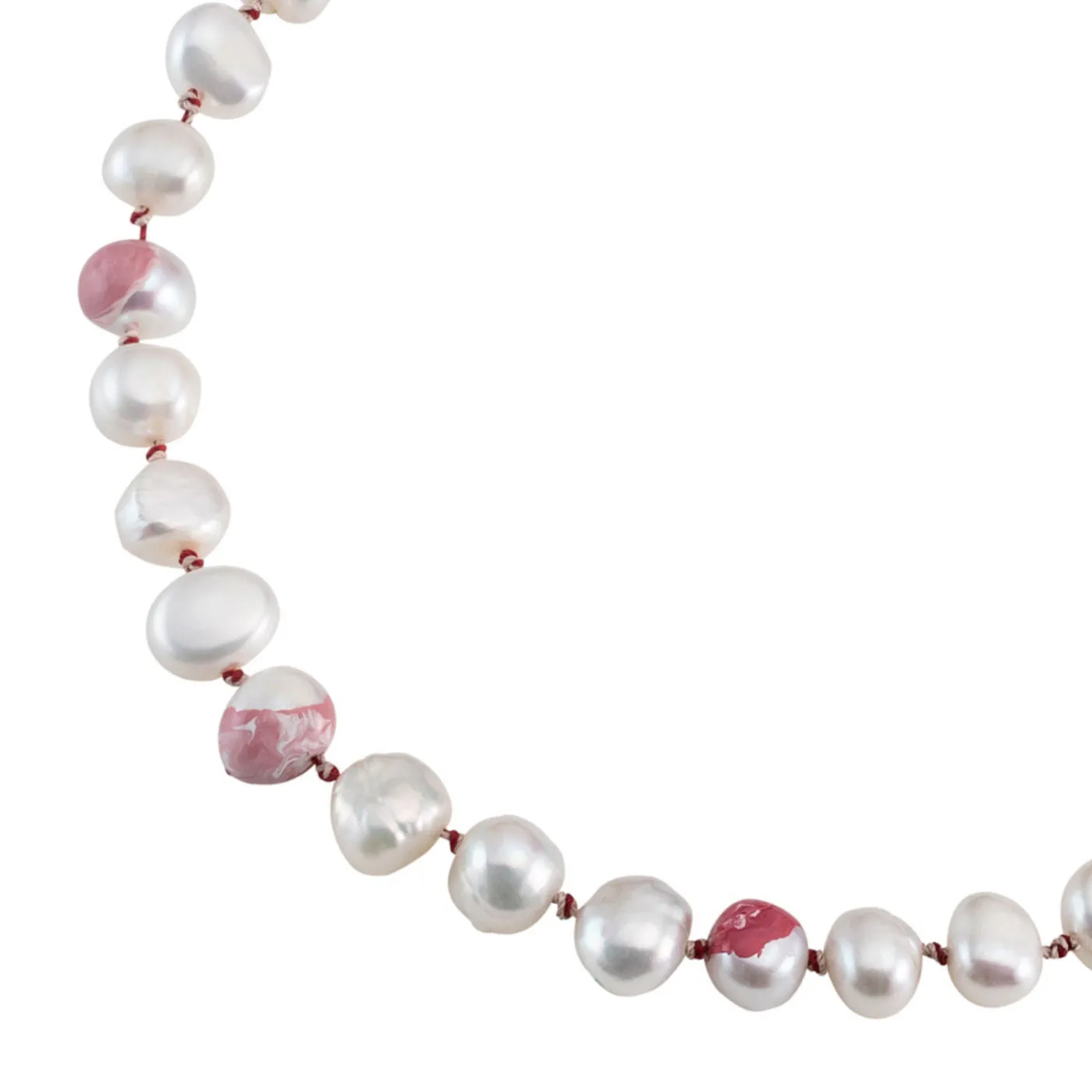 Choker Bah??a Rose 18K Gold Plated Necklace w. Pearls