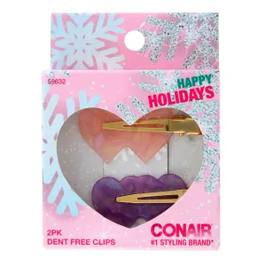 Conair Holiday Dent Free Hair Clip 2pcs