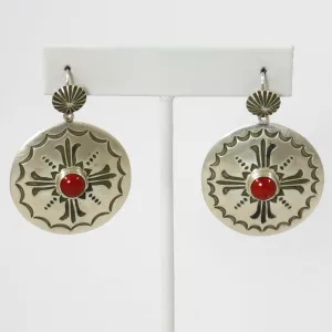 Coral Earrings