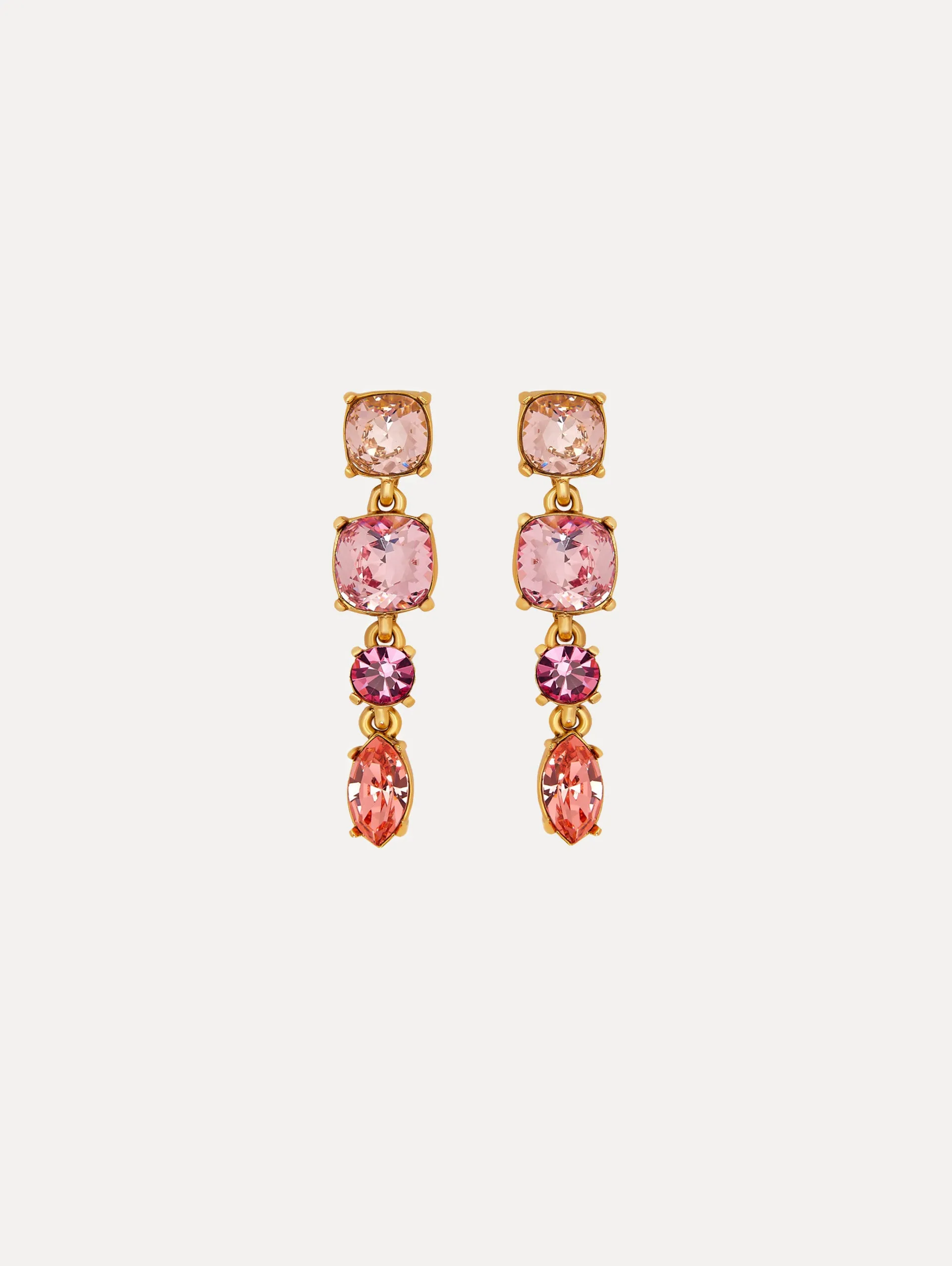 Four-Tier Drop Earrings