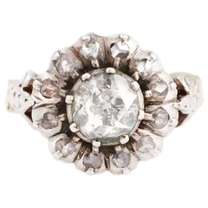 Georgian Cluster Flower Ring