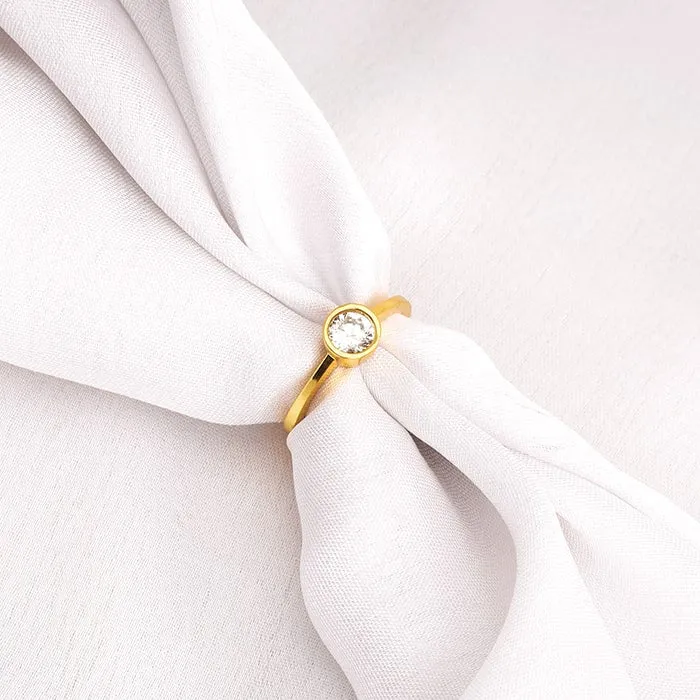 Golden Sparkle Ring