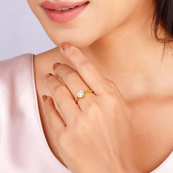 Golden Sparkle Ring