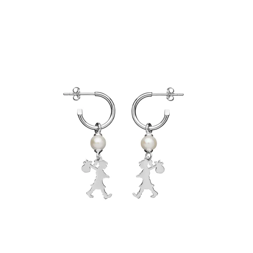 Karen Walker Girl With A Pearl Earrings - Sterling Silver