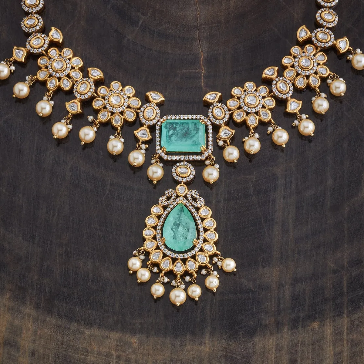 Kundan Necklace 174044