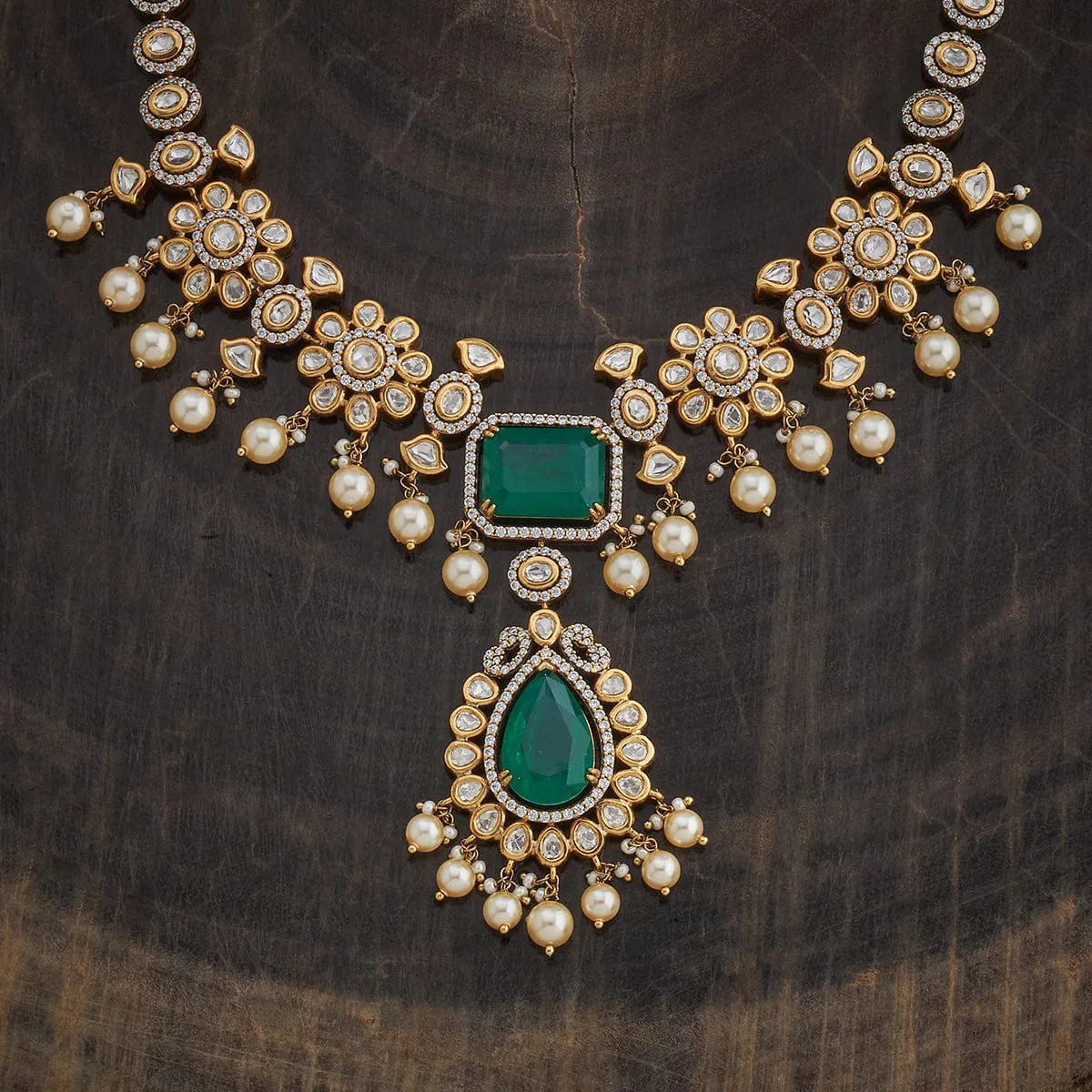 Kundan Necklace 174044