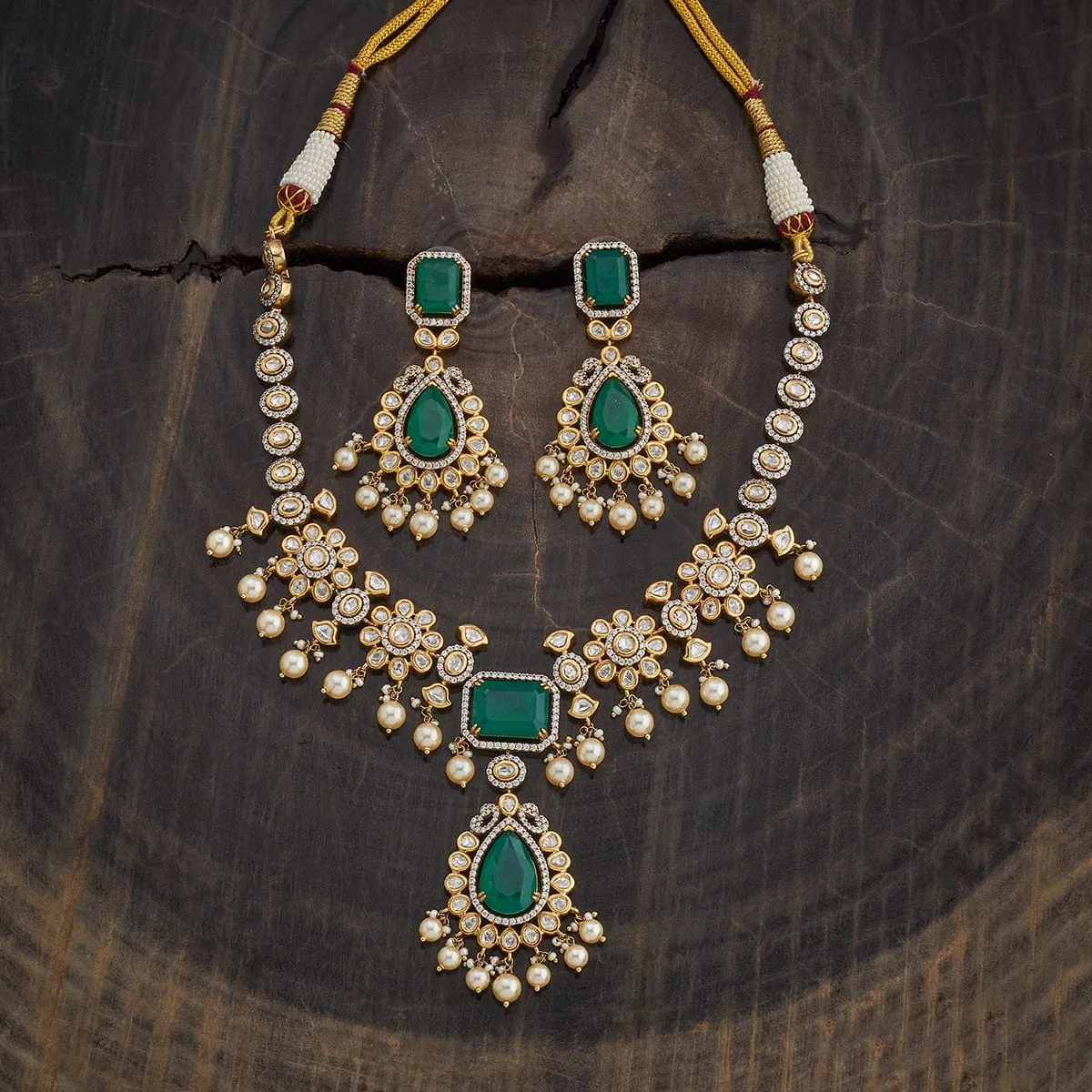 Kundan Necklace 174044