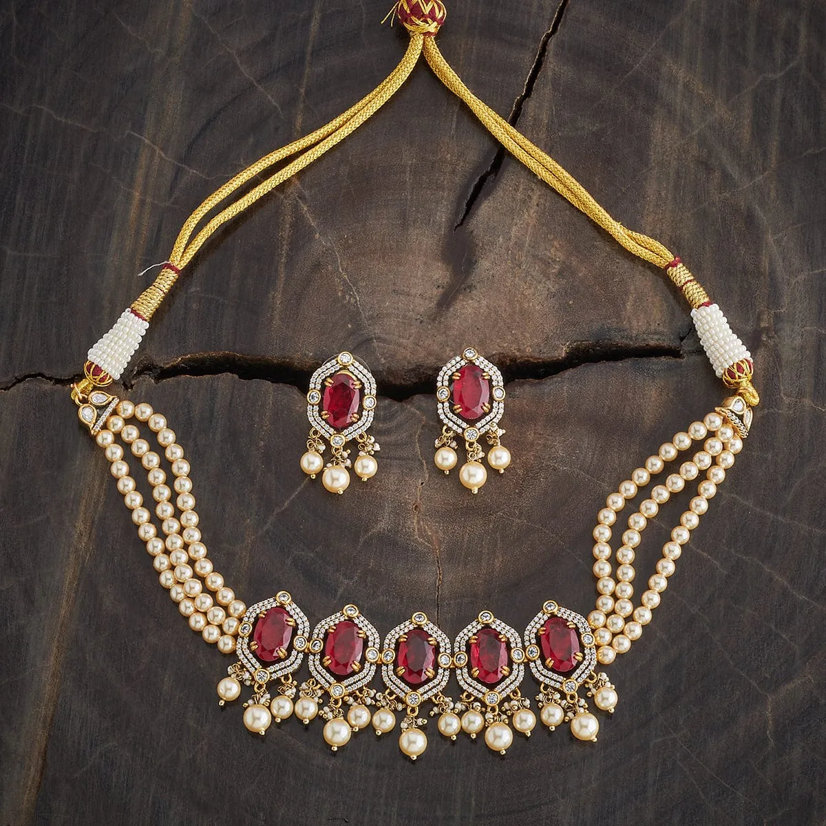 Kundan Necklace 178305