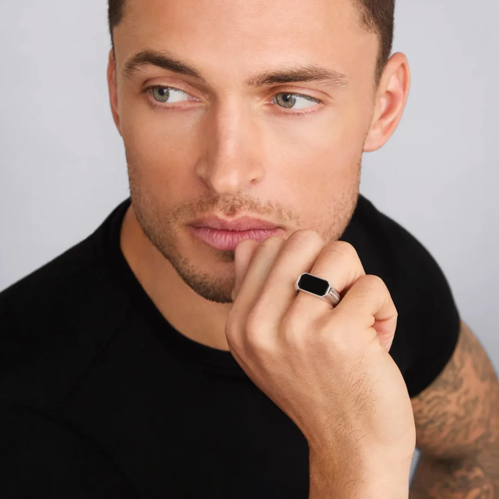 Lagos Anthem Onyx Octagon Ring