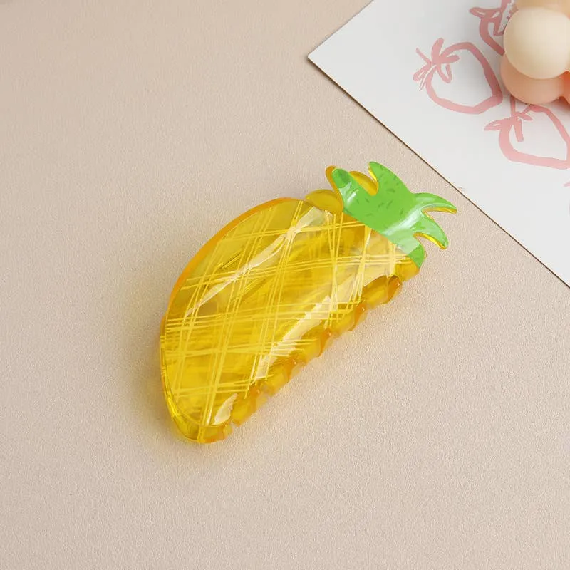 Lemon Hair Claw Clip