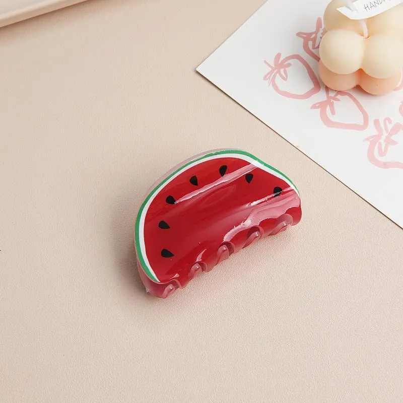 Lemon Hair Claw Clip