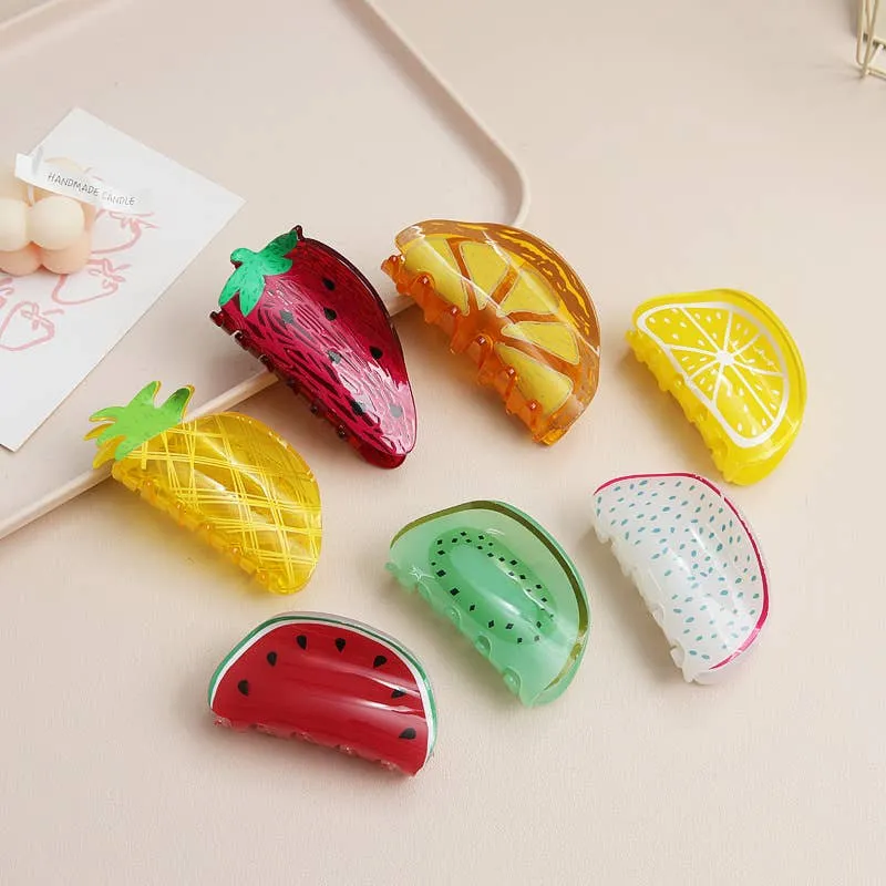 Lemon Hair Claw Clip