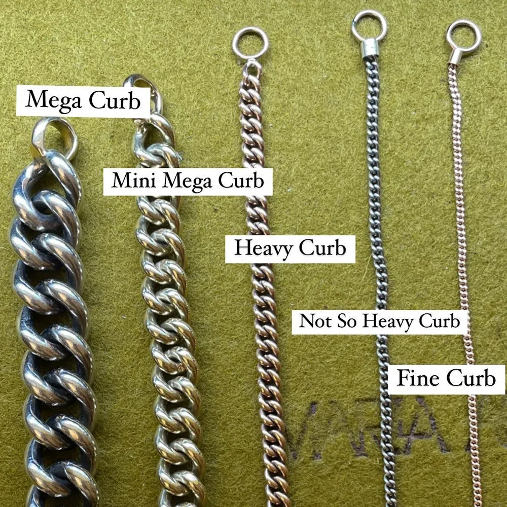 Marla Aaron 14K Gold Heavy Curb Chain Necklace