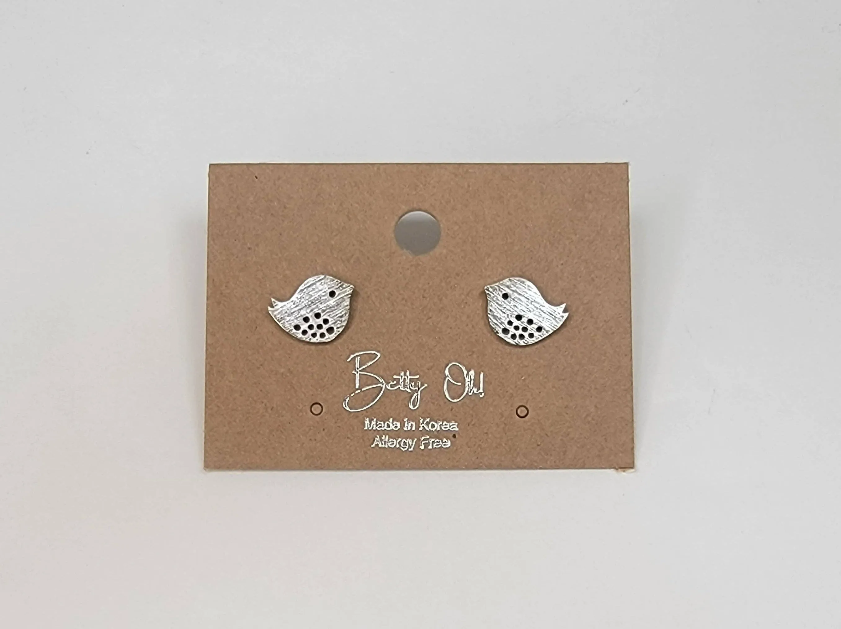 Mini Bird Post Earrings