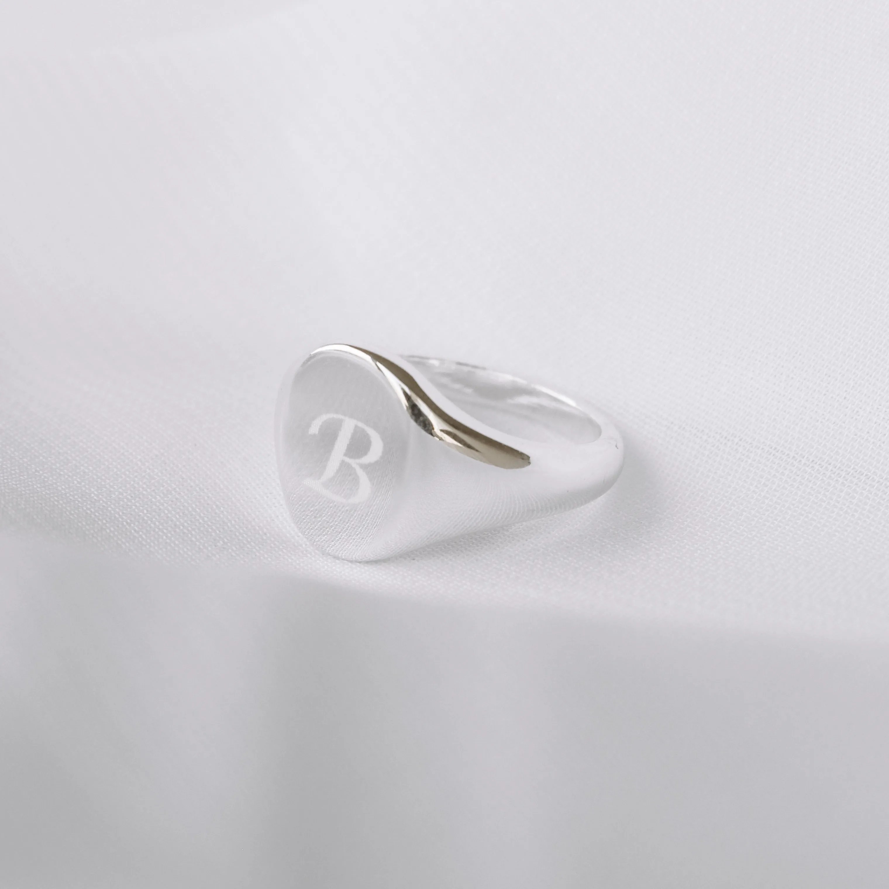 Nicole - Stainless Steel Engraved Ring