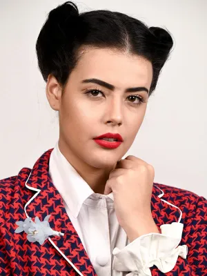 Odette Women White Fabric Brooch