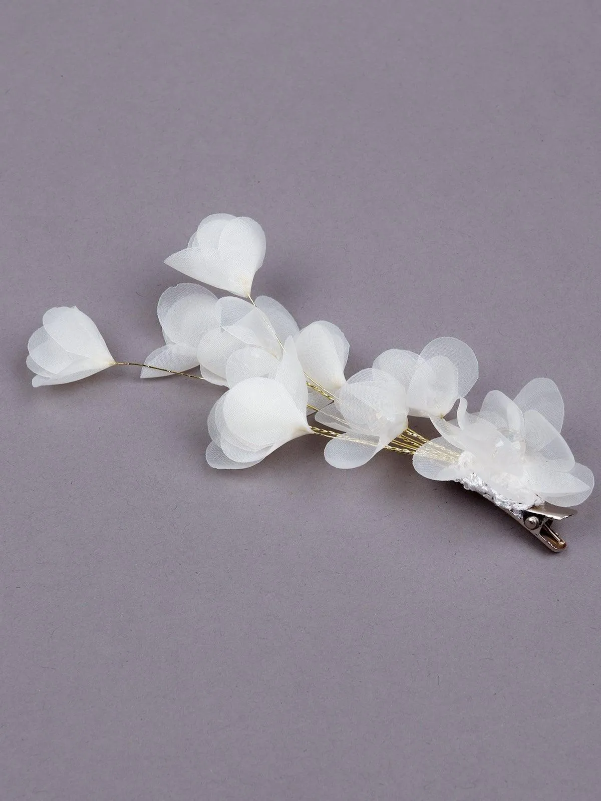 Odette Women White Metal Brooch