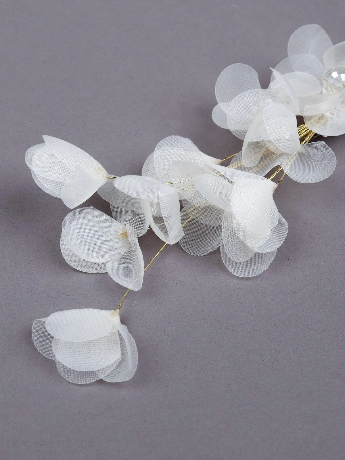 Odette Women White Metal Brooch