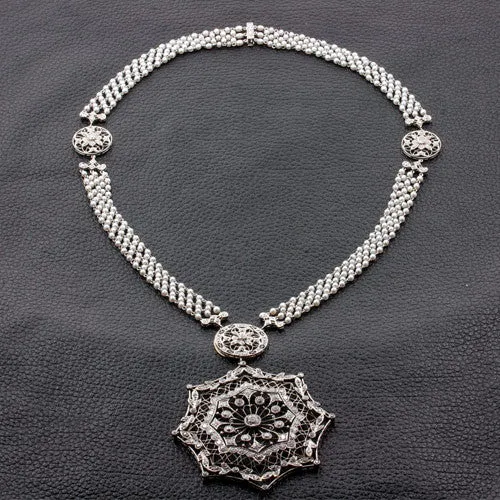 Pearl & Diamond Circa 1910 Estate Pendant