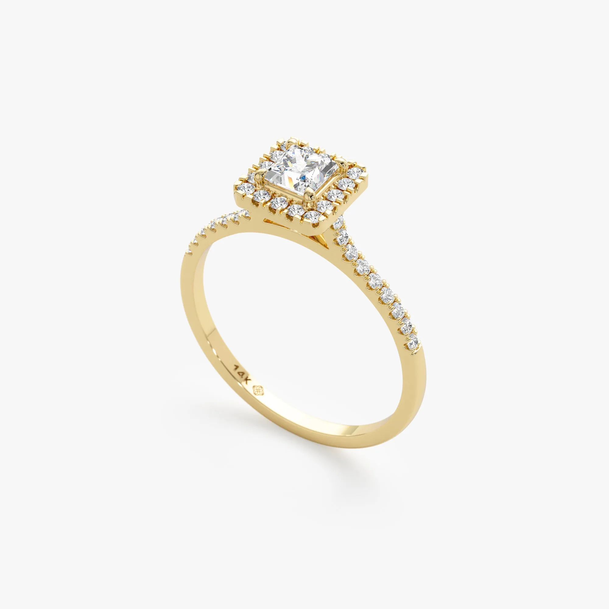 Princess-Cut Diamond Proposal Ring, Deliz