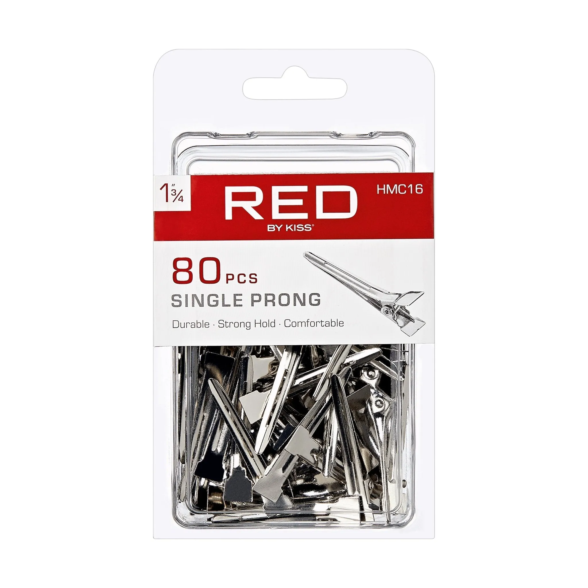 Red by Kiss Single Prong Clips 1 3/4"