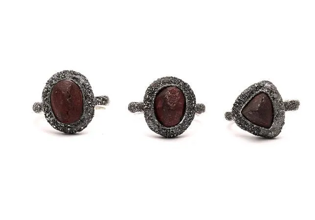 Red Peak Garnet Ring