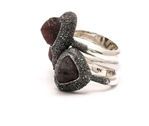 Red Peak Garnet Ring
