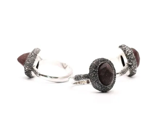 Red Peak Garnet Ring