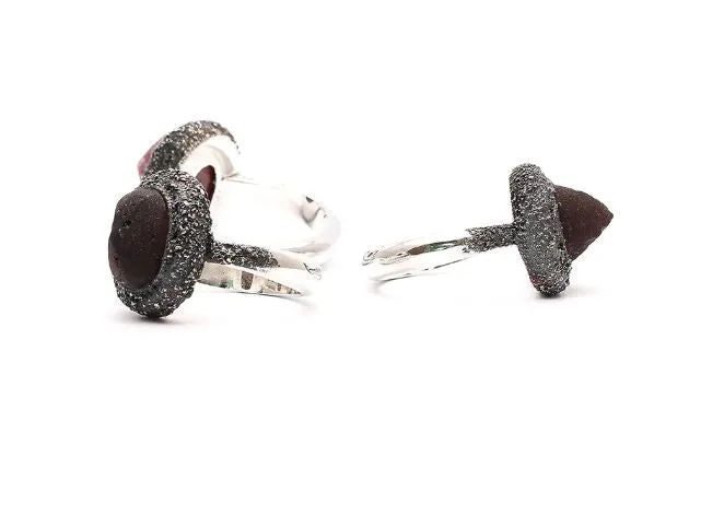 Red Peak Garnet Ring