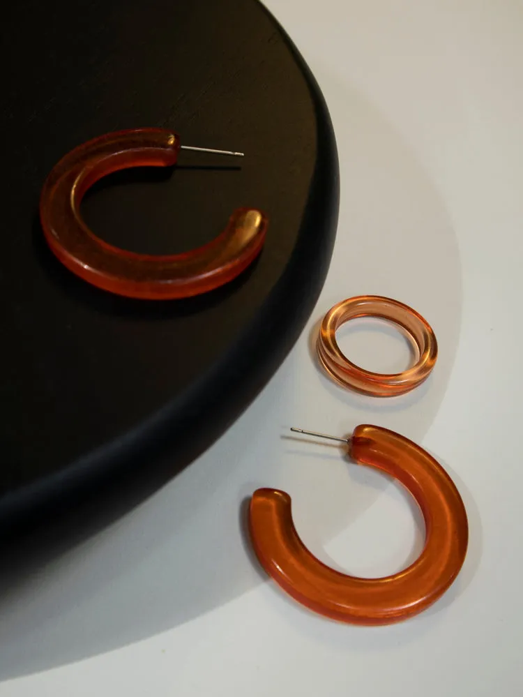 Resin Hoops - Honeycomb
