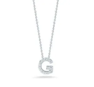 Roberto Coin 18K Love Letter &#34;G&#34; Necklace